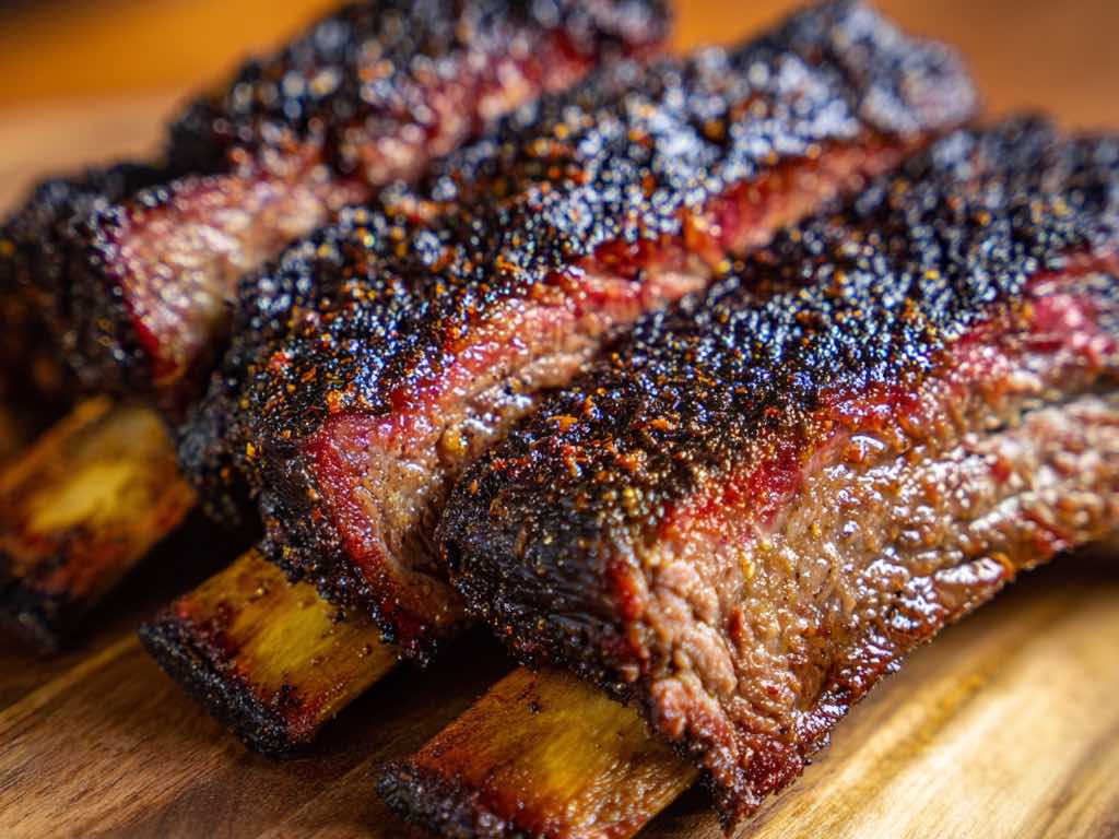 Smoked Baby Beef Ribs